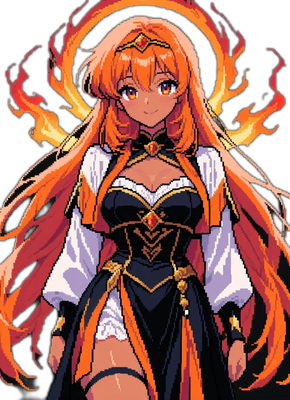 Flame Aura — game art