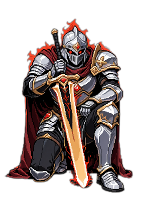 Cursed Paladin — game art