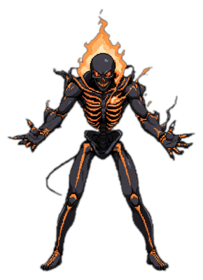 Flame Wraith — game art